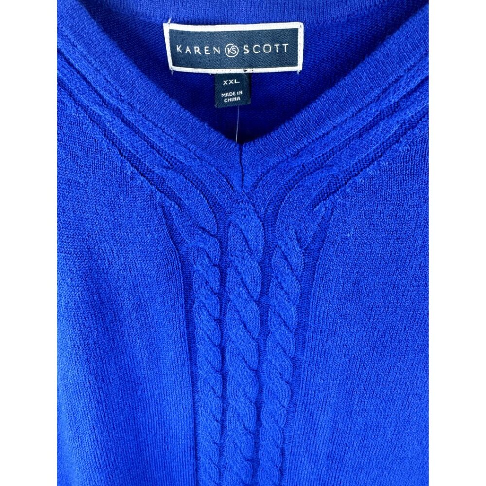 Women's Blue Sweater Size:XXL - Picture 2 of 3